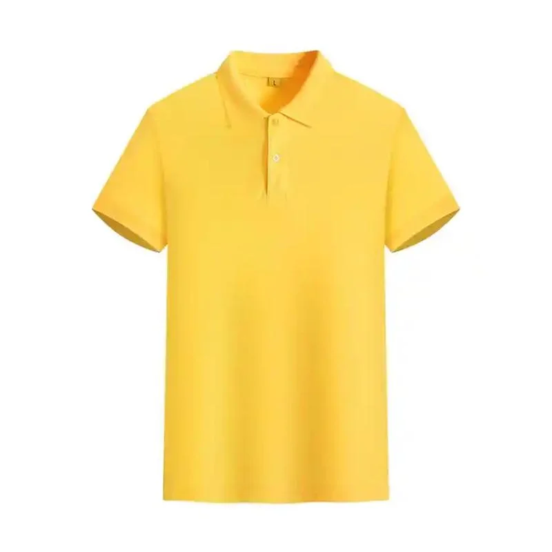 Custom Embroidery Soft Summer Comfortable Unisex 100% Cotton Workwear Uniform Sports Fit Short Sleeve Golf Polo Shirt