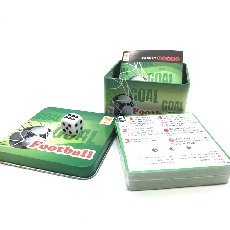 Customized Competitive Price Poker Card Game Board Game Playing Cardstin Box