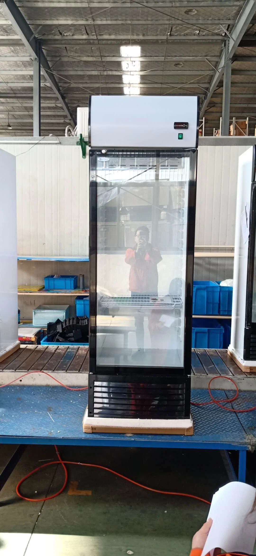 Refrigerated Display Cooler Upright Showcase for Supermarket