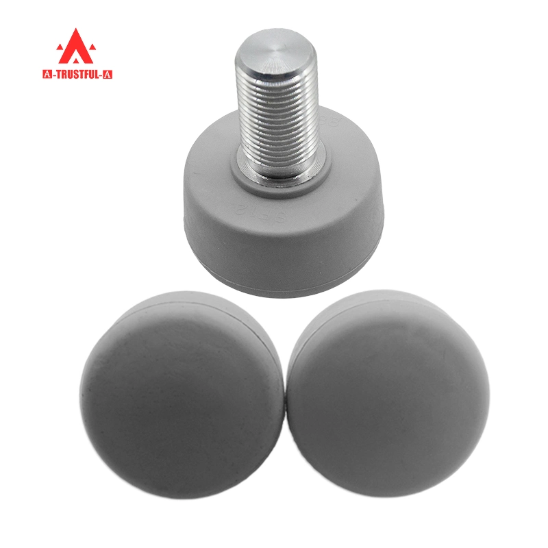 Customized Roller Skate Toe Stoppers Adjustable Double Row Rubber Cylindrical Brake Head