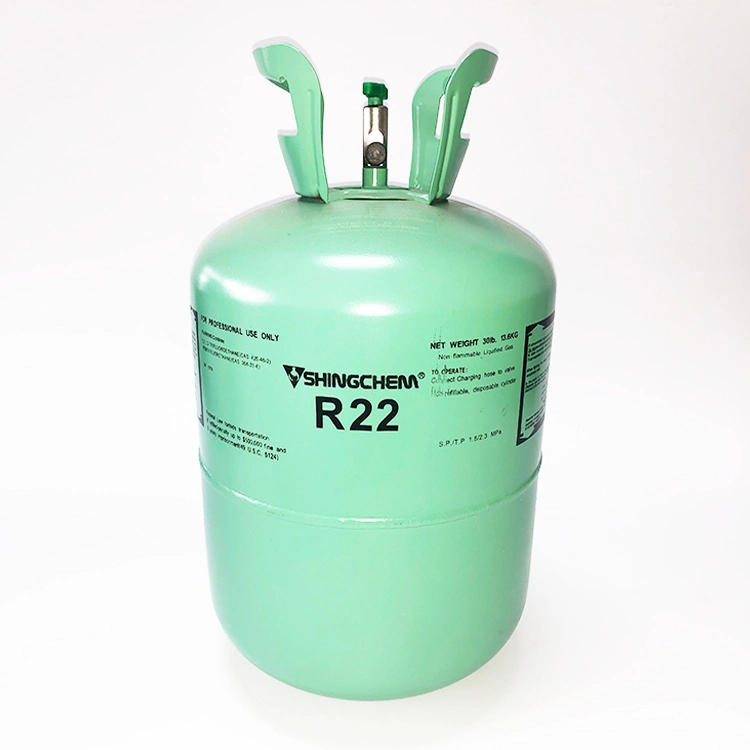 Venda a quente refrigerante gás verde R134R410 R22 do gás do cilindro de ar condicionado bom preço R22