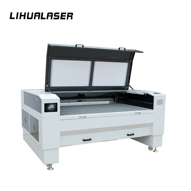 آلة لآلة Lihua 1390 1610 Lazer Cutter 100 واط 150 واط 180 واط 260 واط 300 واط ورق بلاستيك من النسيج الفلين مصنوع من مادة MF جلود أكريليك مصنوع من خشب الكرسيال CNC ماكينة قطع ثاني أكسيد الكربون بالليزر