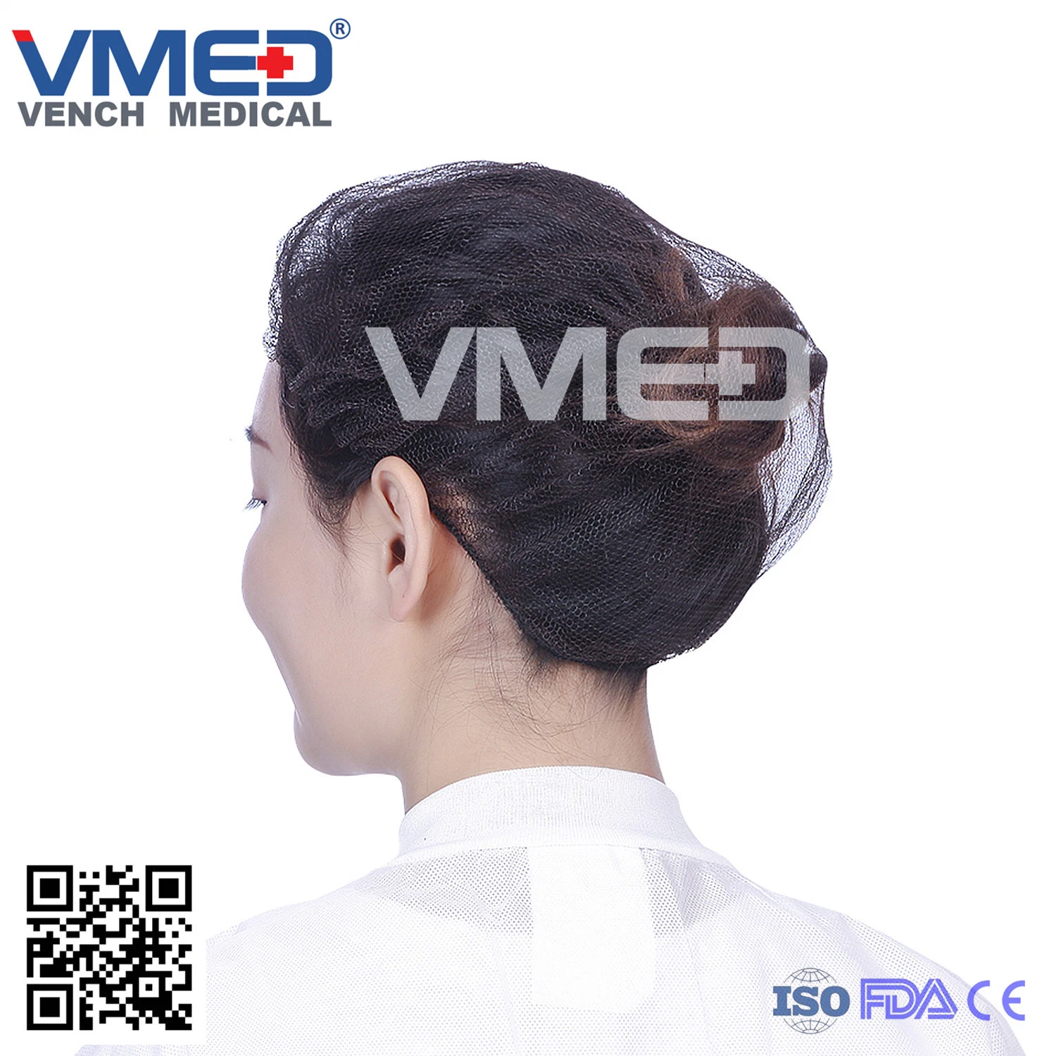 Nylon Hairnet, Disposable Hairnet, Bouffant/Nurse/Chef/Doctor/Surgical/Round Hairnet, Hospital/Medical/Dental Hairnet