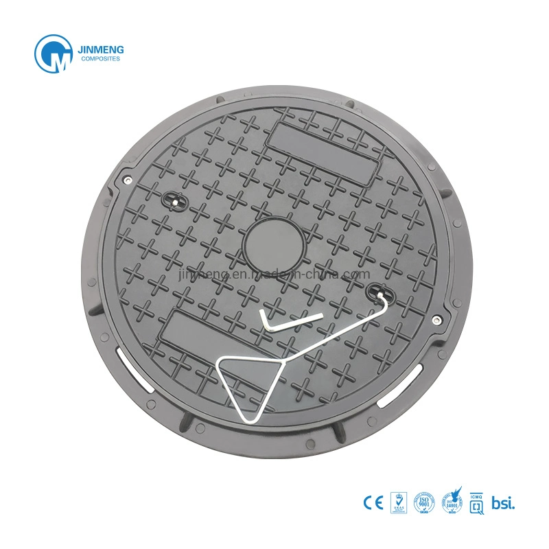 BS En124 A15 Jinmeng Brand Circular FRP SMC Composite Material Manhole Covers