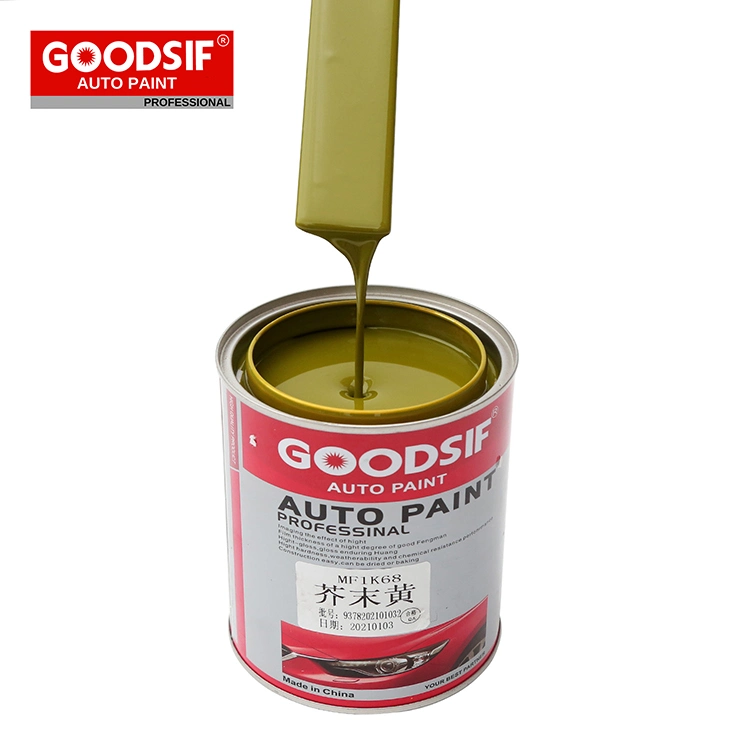 Weathering Resistant Car Refinishing Tinter System 1K 2K Color Basecoat Auto Body Repair Goodsif Automotive Paint