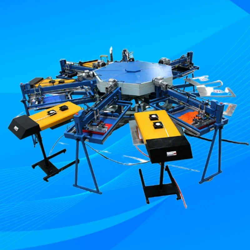 Cheap Price Octopus Automatic Screen Printing Machine for T Shirt