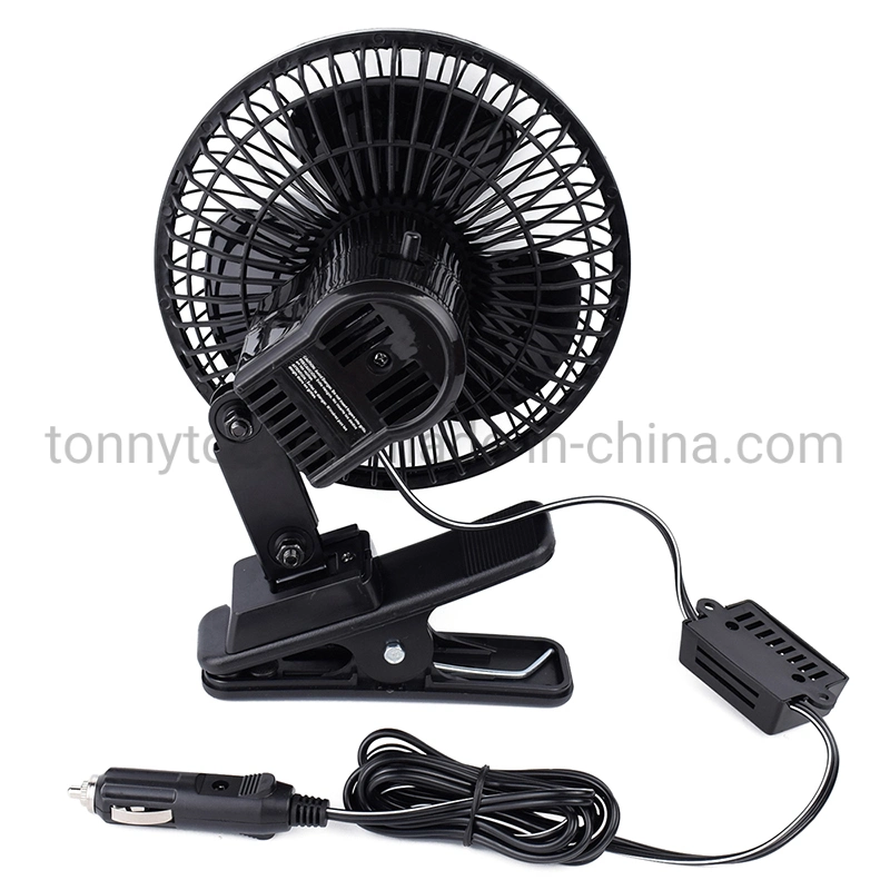 Electric 6" 8" 12 Volt 24V Vehicle Cooling Car Fan Oscillating Fan Car Clip Fan