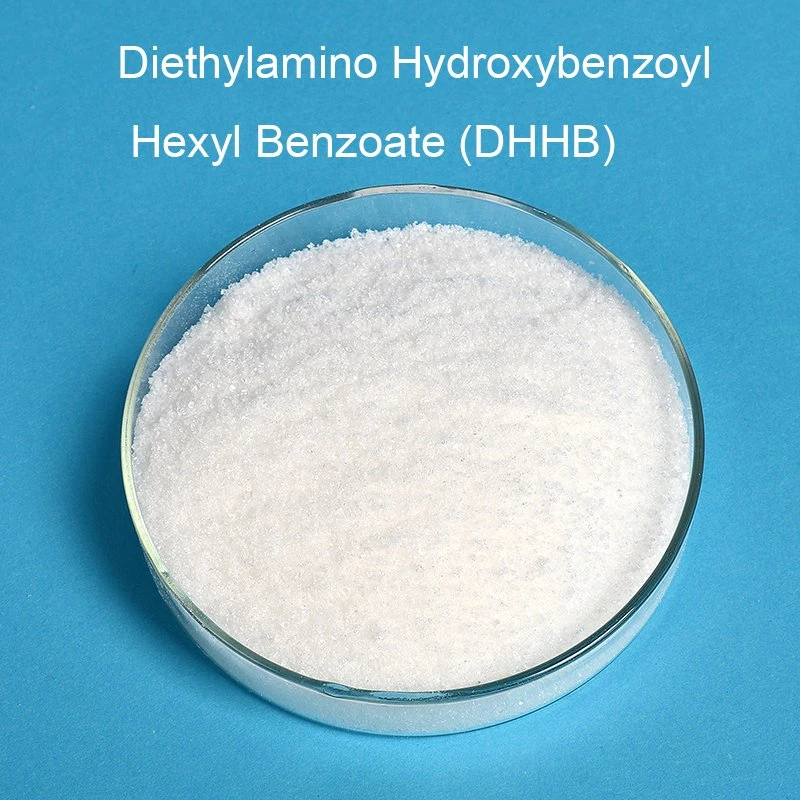 El filtro UV Diethylamino Hydroxybenzoyl Hexyl (benzoato DHHB) CAS 302776-68-7