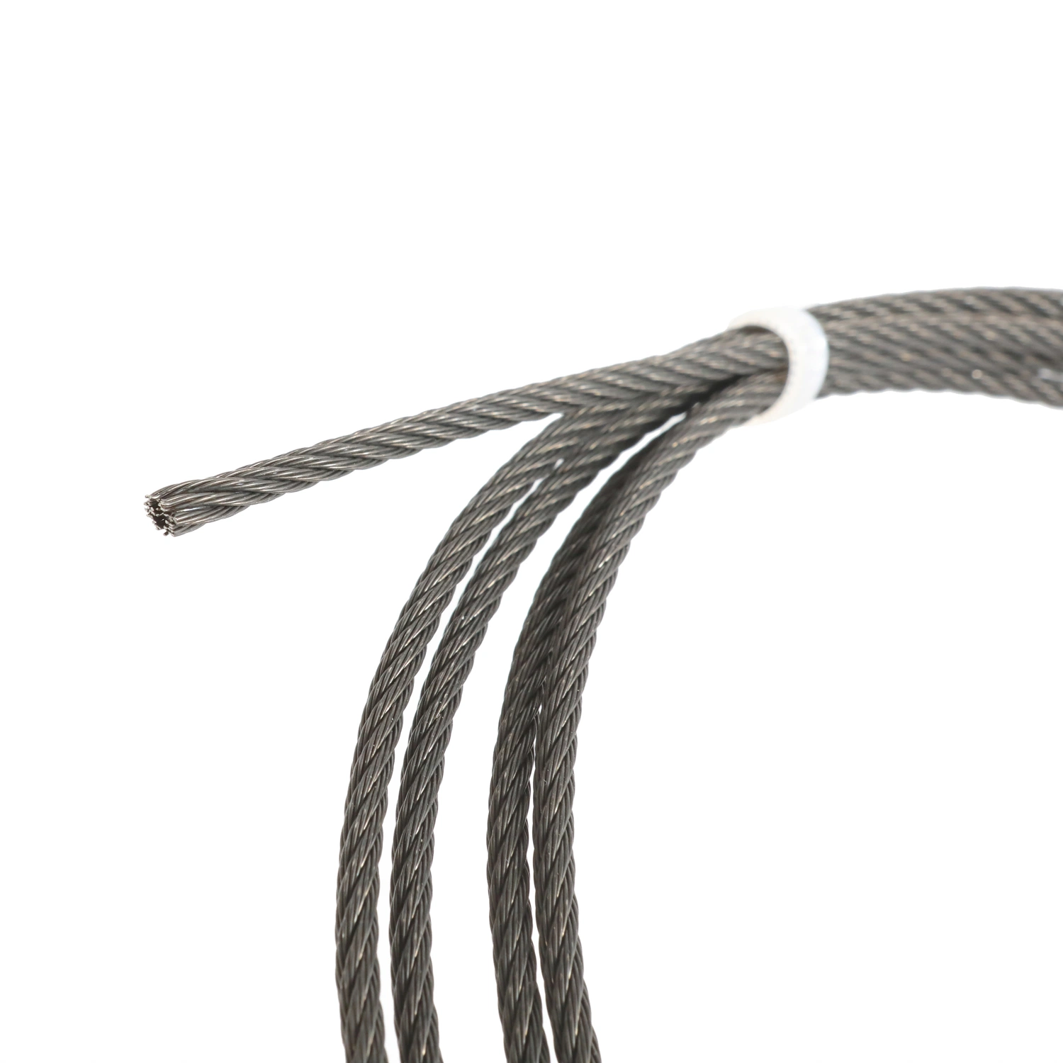 Black Galvanized Steel Wire Rope by Black Oxide 1X19 1X7