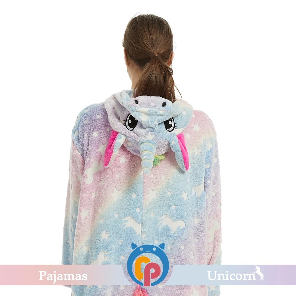 Venda por grosso de Estrela luminosa Unicorn pijamas fatos do Dia das Bruxas fontes de terceiros