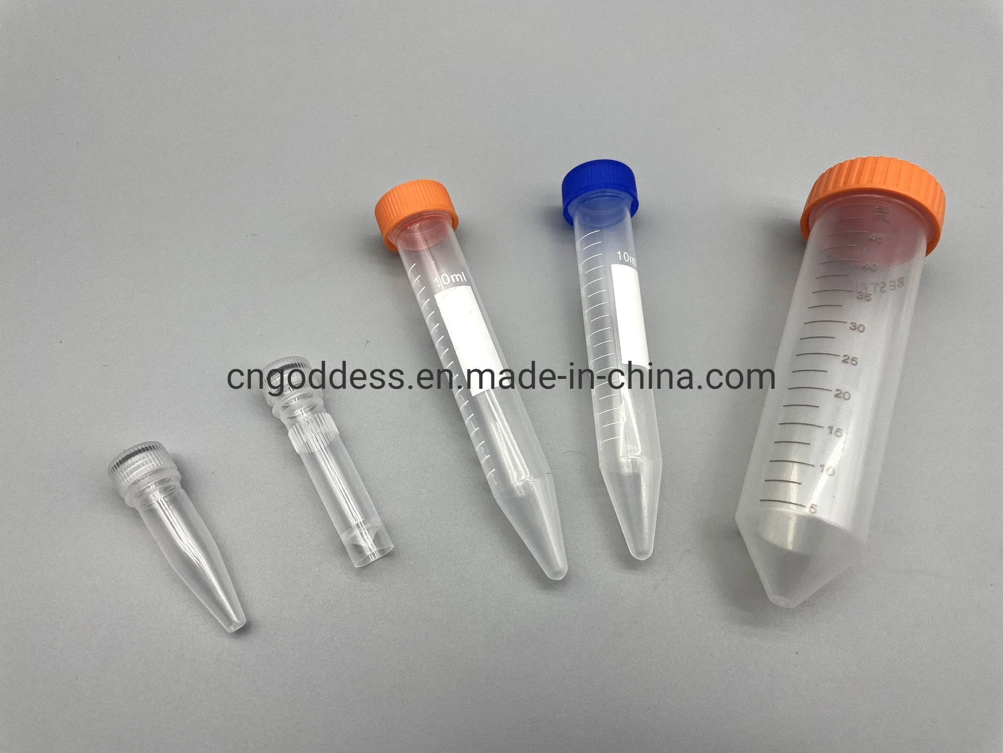 Chemical Corrosion and Low Temperature Resistance Lab Consumable 10ml Centrifuge Tube