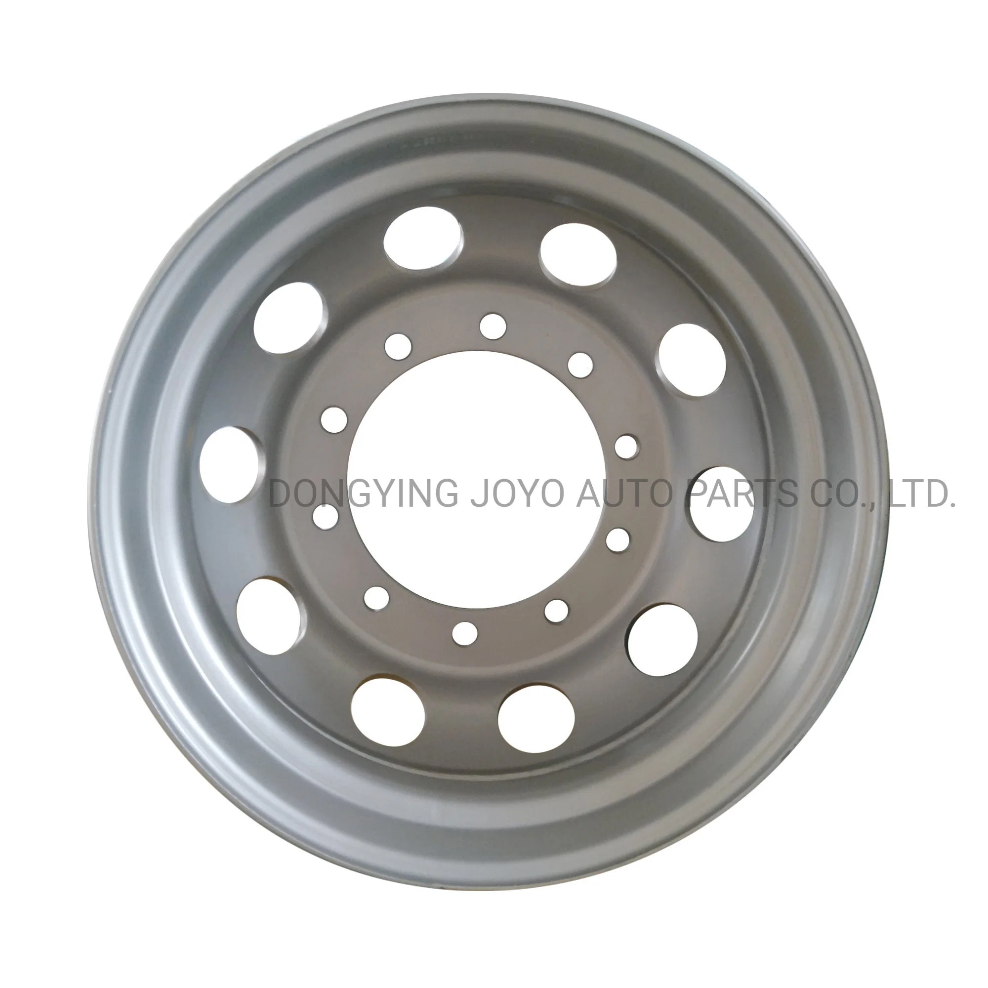 Hot Sale Heavy Duty Truck Wheels 24.5*8.25 with White Powder Spray Painted