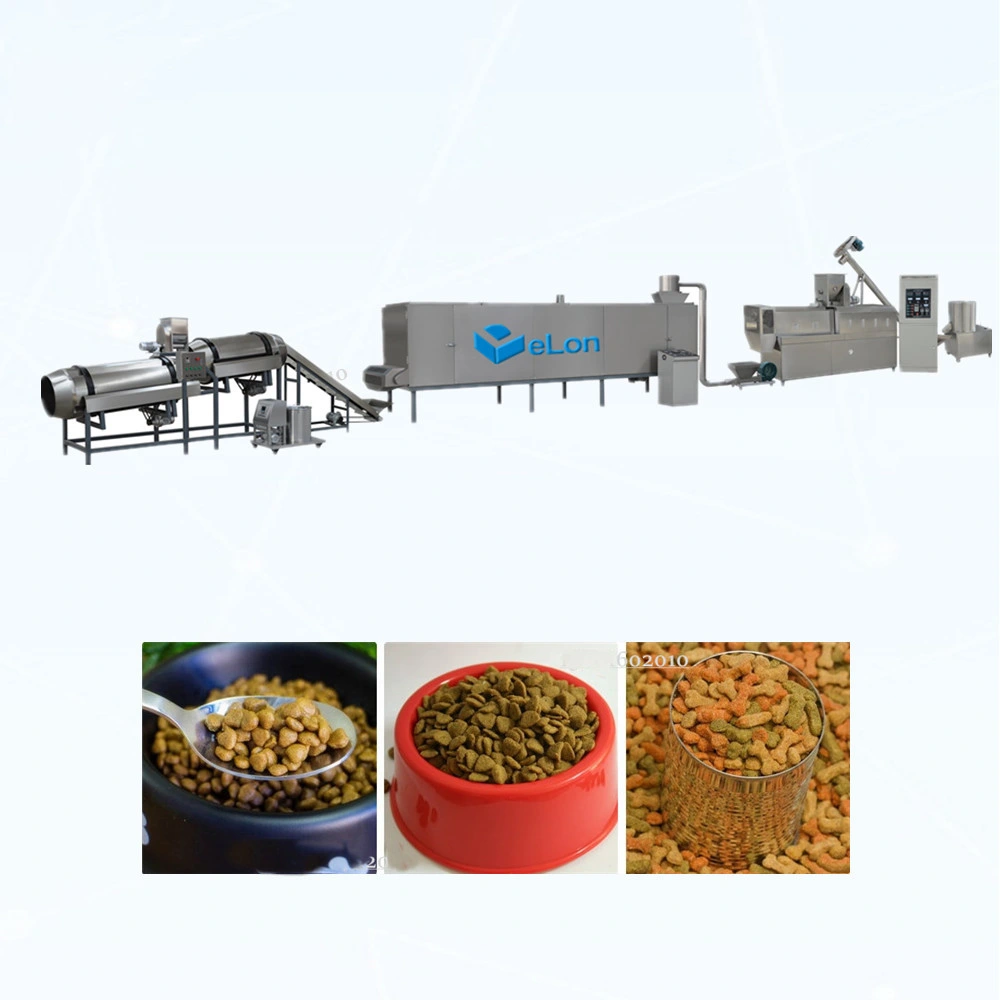 Automatic CE Certificate Dog Food Extruder Pet Food Processing Line