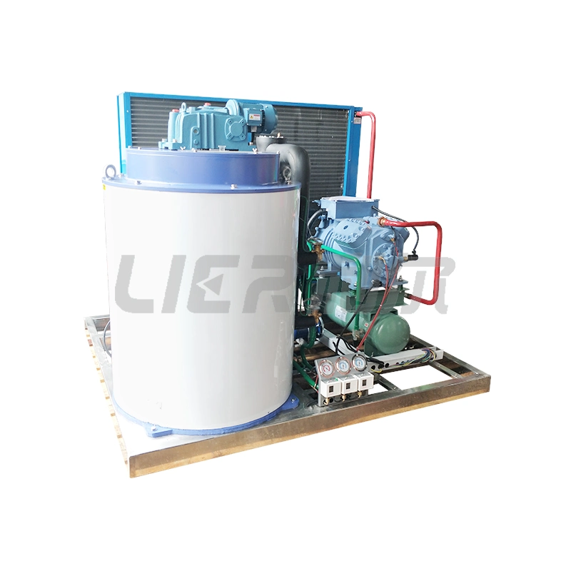 Seawater 2t/Day Flake Ice Machine Used in Fast Cooling of Sea Products