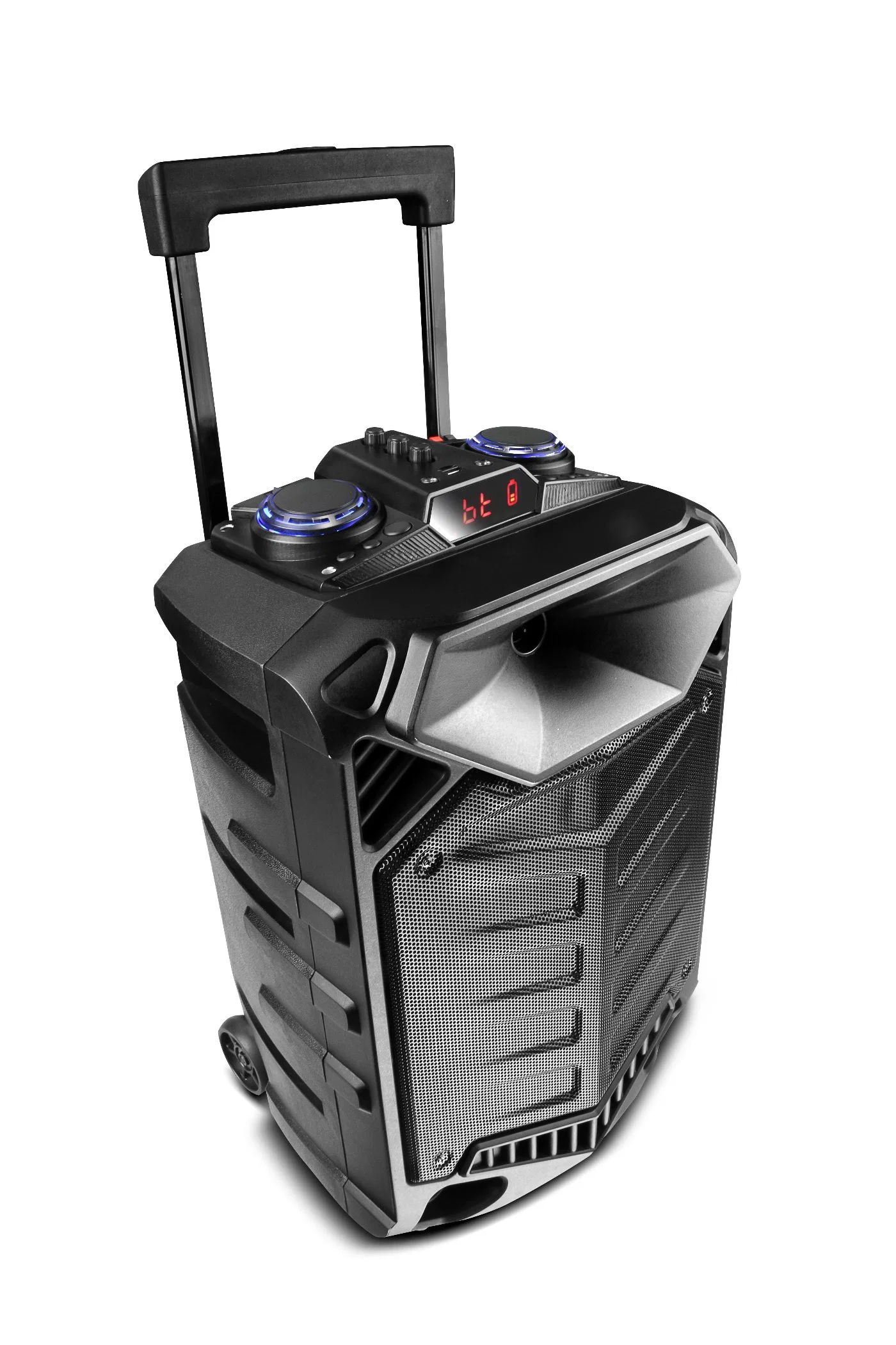 Shinco Rechargeble Bluetooth Private Mode Portable Trolley Wireless 12'' Multimedia Speaker