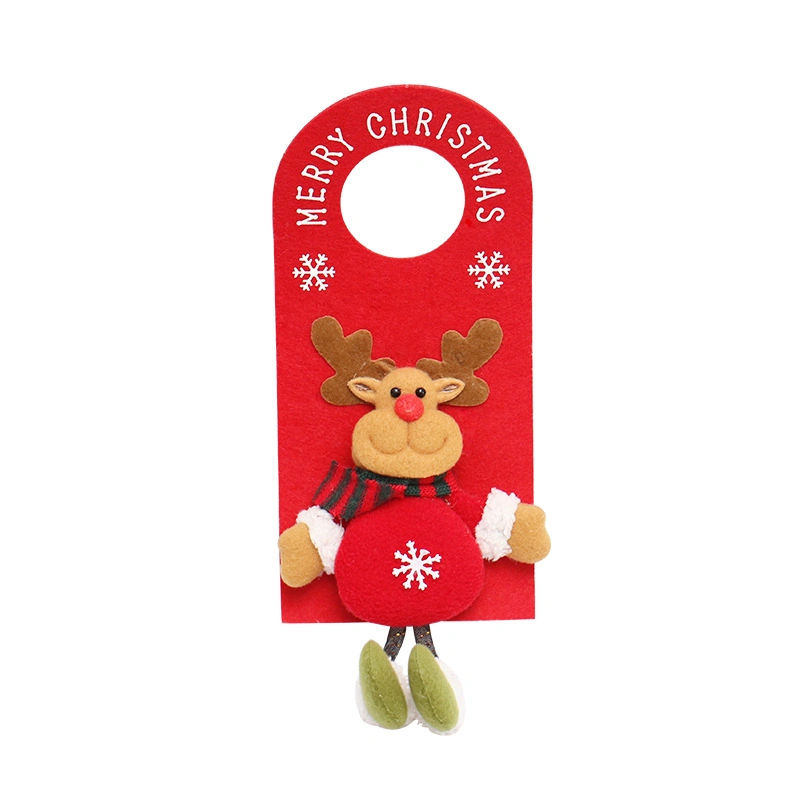 Santa Claus Snowman Doll Non Woven Door Hanger