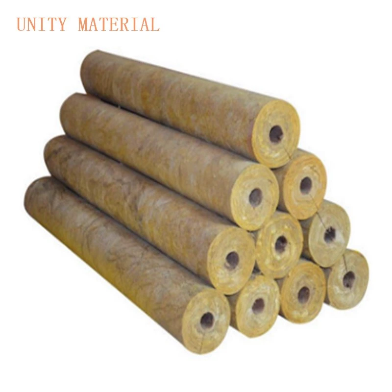 Basalt Rock Wool Tube for Boiler Thermal Insulation Fireproof Heat