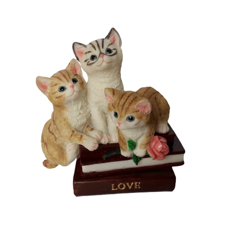 Resin Cat Statue Mold Figurines Home Decors Art Decoration Display Craft