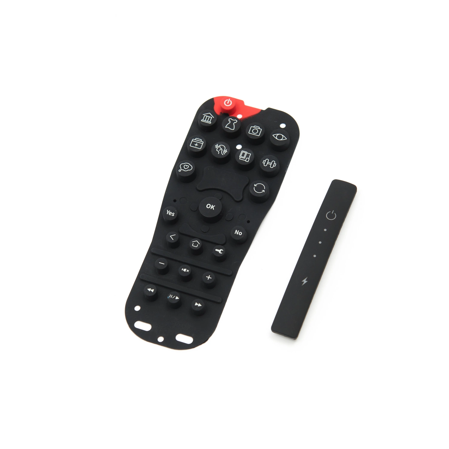 Custom Conductive Silicone Rubber Keypad Button for Piano