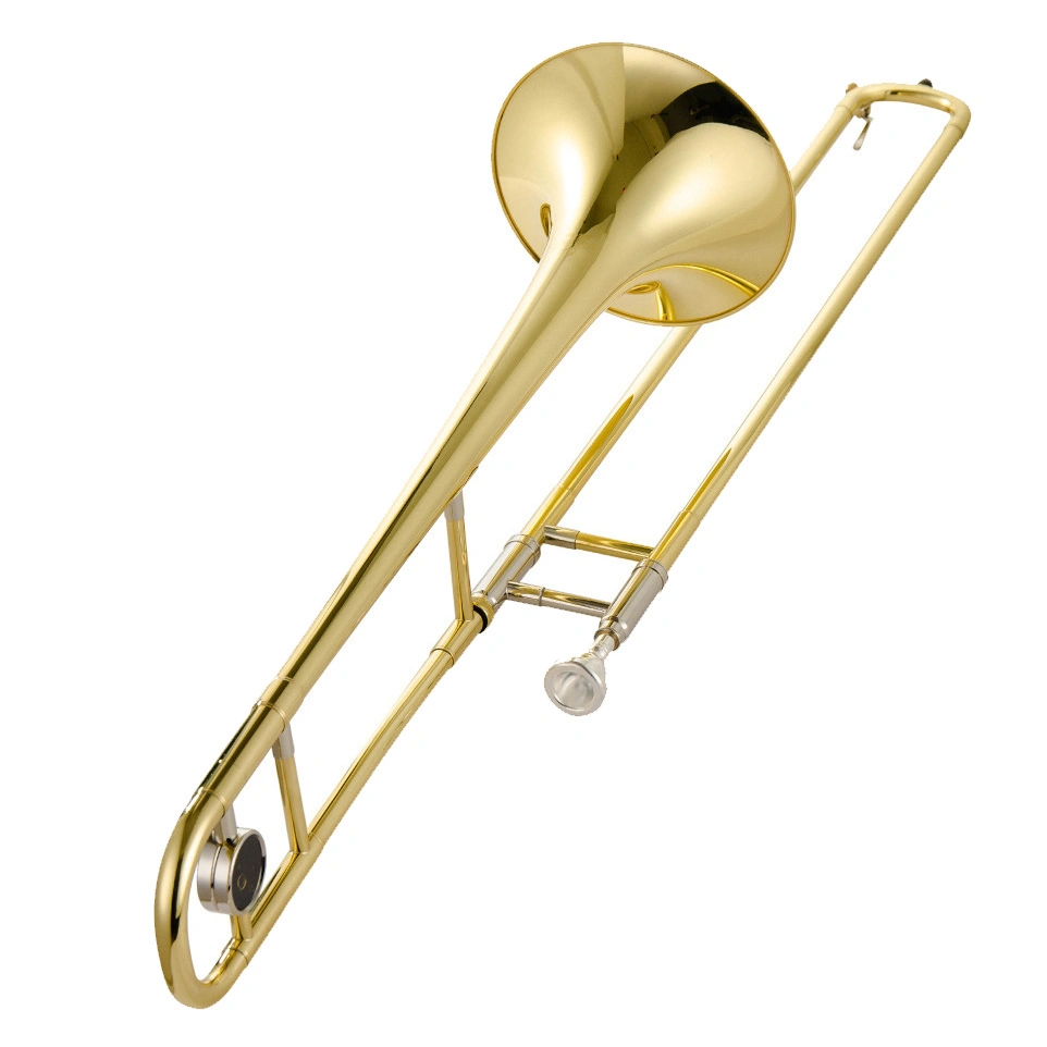 El mejor precio Kit de laca de oro de Bb Trombón Tenor Alto instrumentos de viento de latón tubería marchando Trombones