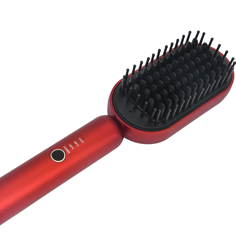 Electric Hair Straightener Comb PTC Heater Ceramic Ionic Hair Straightener Brush