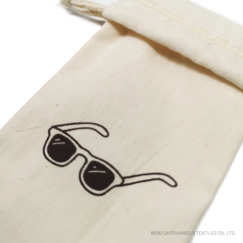 Customized Logo Printed Cotton Eyeglasses Gift Glasses Packing Pouch