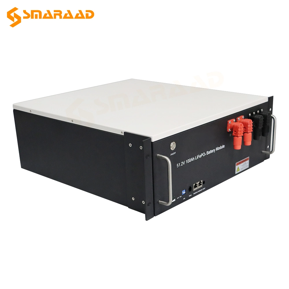 Smaraad 48V 100ah de almacenamiento de energía LiFePO4 Fuente de alimentación Batería Hogar