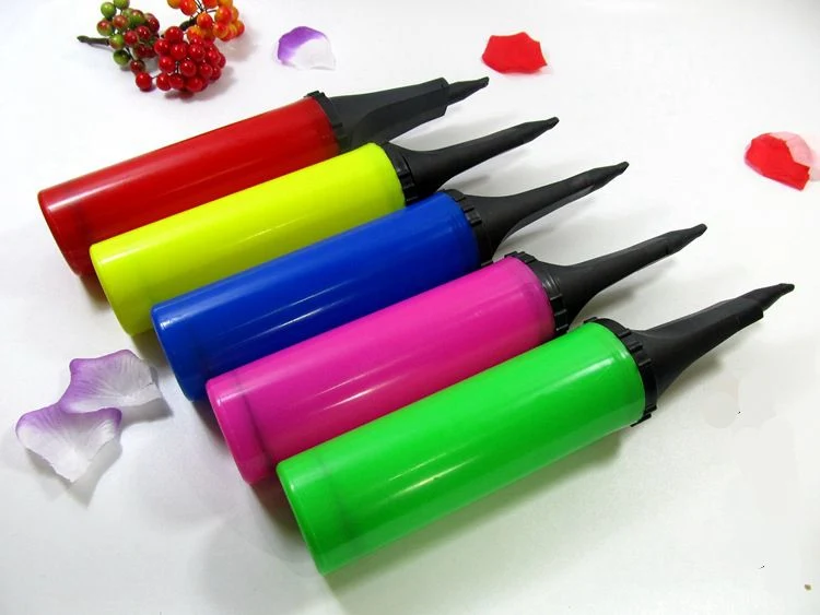 New Product Multi-Color Balloon Hand Pump Manual Inflator Plastic Pump Portable Balloon Pump Balloon Expander Tool