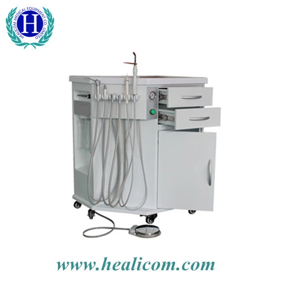 Ce Approved Dental Clinic Use Hdu-P211 Portable Dental Unit with Air Compressor