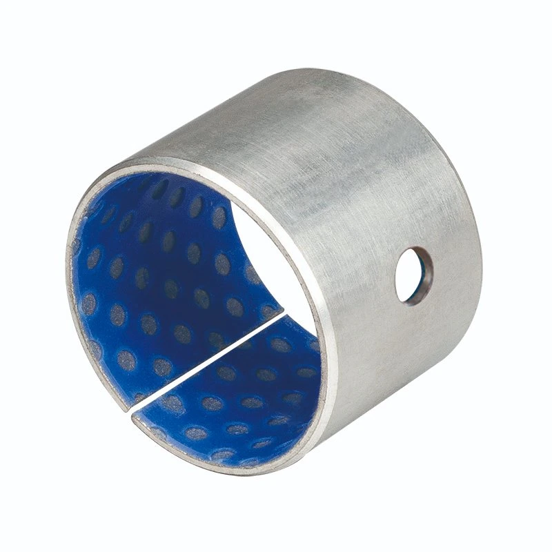 L'auto de lubrification de la bague de lubrification limite pour le châssis du véhicule ou machine hydraulique en acier avec POM bleu