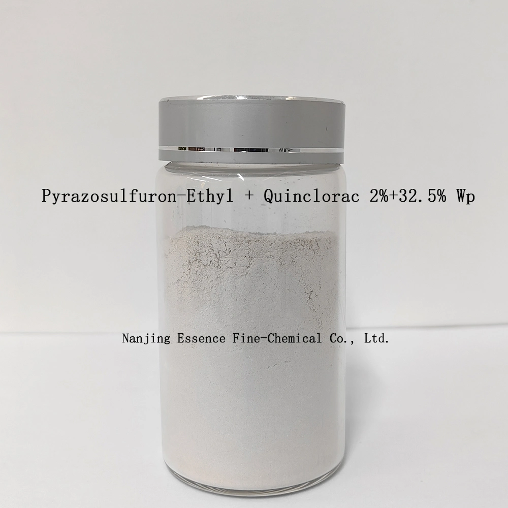 Les produits chimiques agricoles contre les mauvaises herbes Pyrazosulfuron-Ethyl + Quinclorac 2%+32.5 % wp