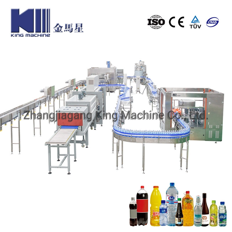 Complete Bottle Tin Can Soda Sparkling Water Carbonated Soft Drink Liquid Bottled Beverage Juice Energy Drinks CSD Bottling Filling Packaging Production Line