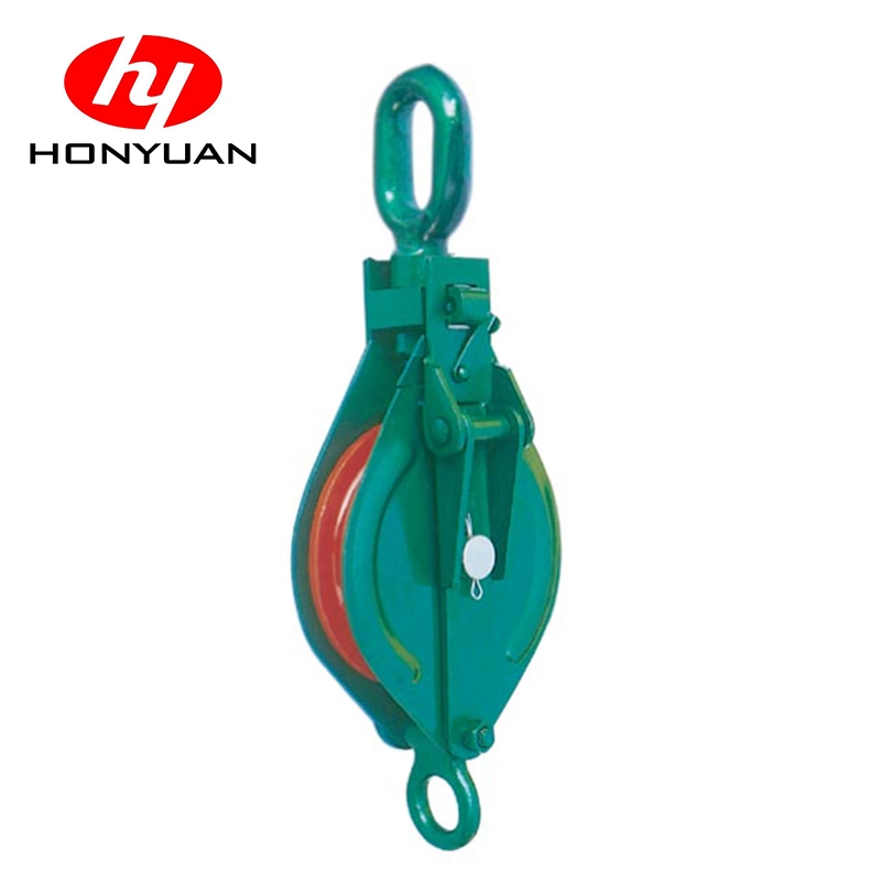 K Type Single Pulley Eye Snatch Block Steel Wire Rope Pulley