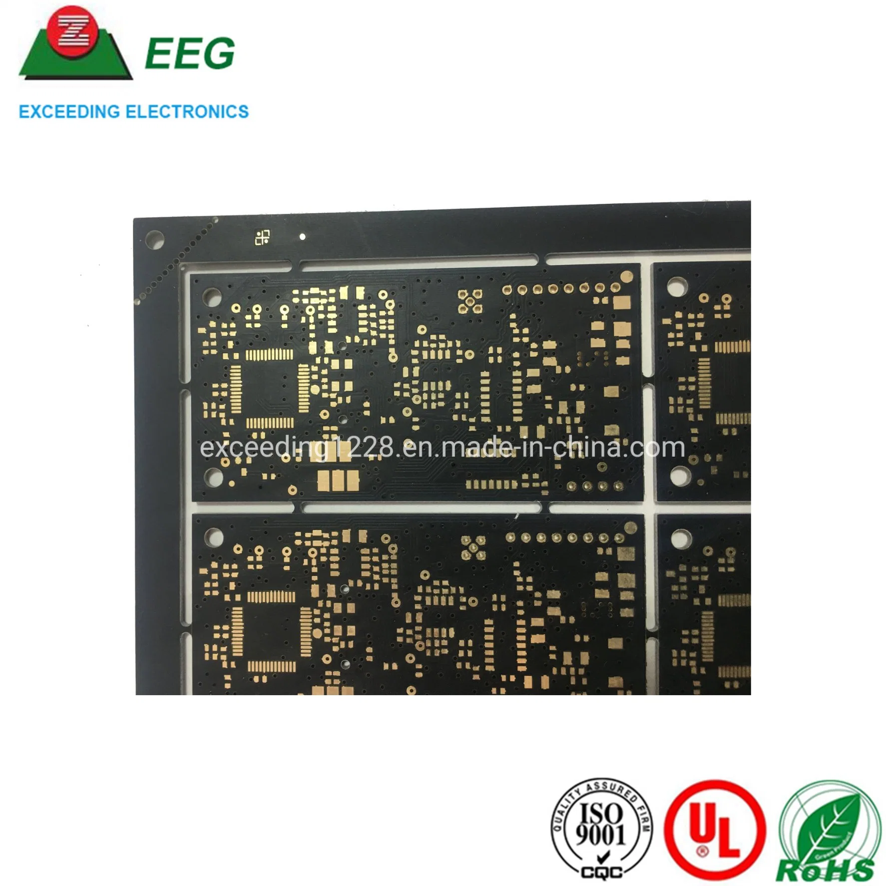 Multi-Layer Black Solder Mask PCB with Immersion Silver