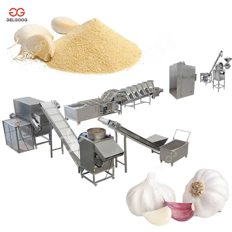 Factory Garlic Powder Manufacturing Production Process Automatic Garlic Powder Processing Plant