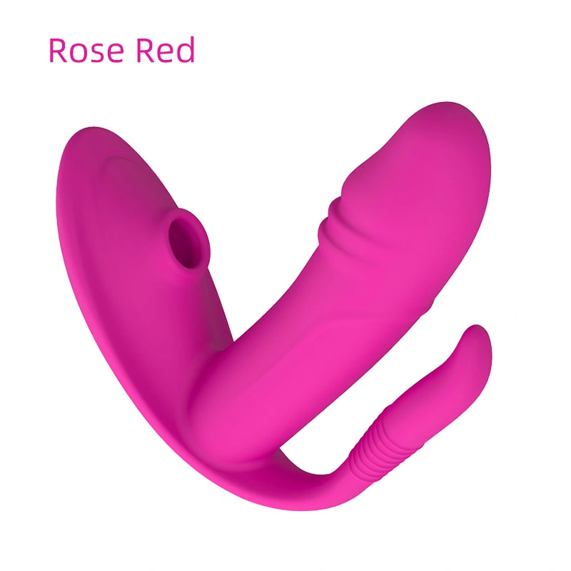 Wearable Sucking Vibrator Female Thrusting Sex Toy Wireless Remote Control Vibratorfor Women