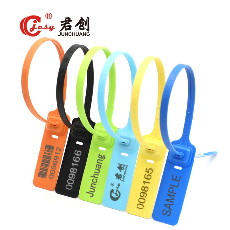 Disposable Security Plastic Seal Tamper Barcode Plastic Seal Fire Extinguisher Seal