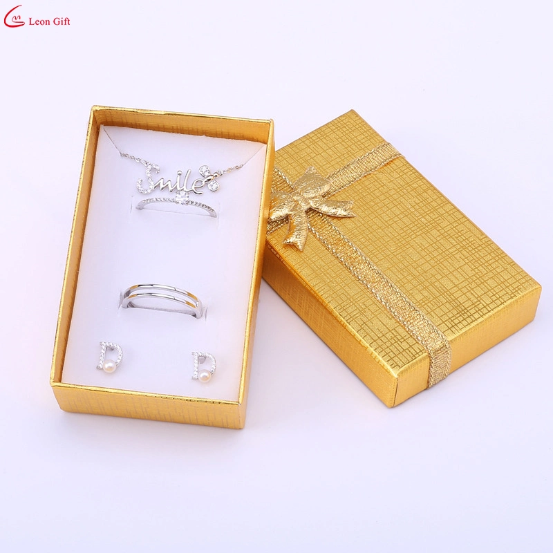 BSCI Disney Certified Factory Custom Gift Paper Box Ring Ear Ding Necklace Jewelry Box