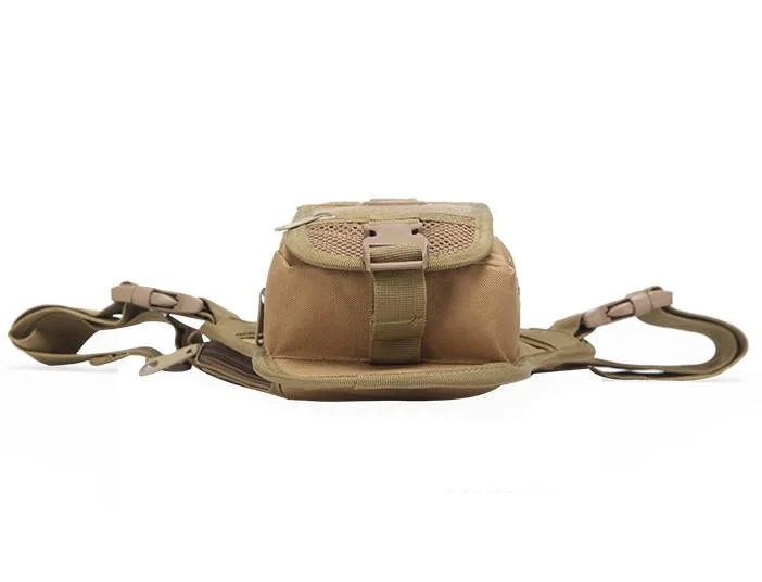 Wholesale/Supplier Waterproof Tactical Outdoor Mens Canvas Drop Leg Bag Waist Fanny Pack Belt Hip Bum Bag