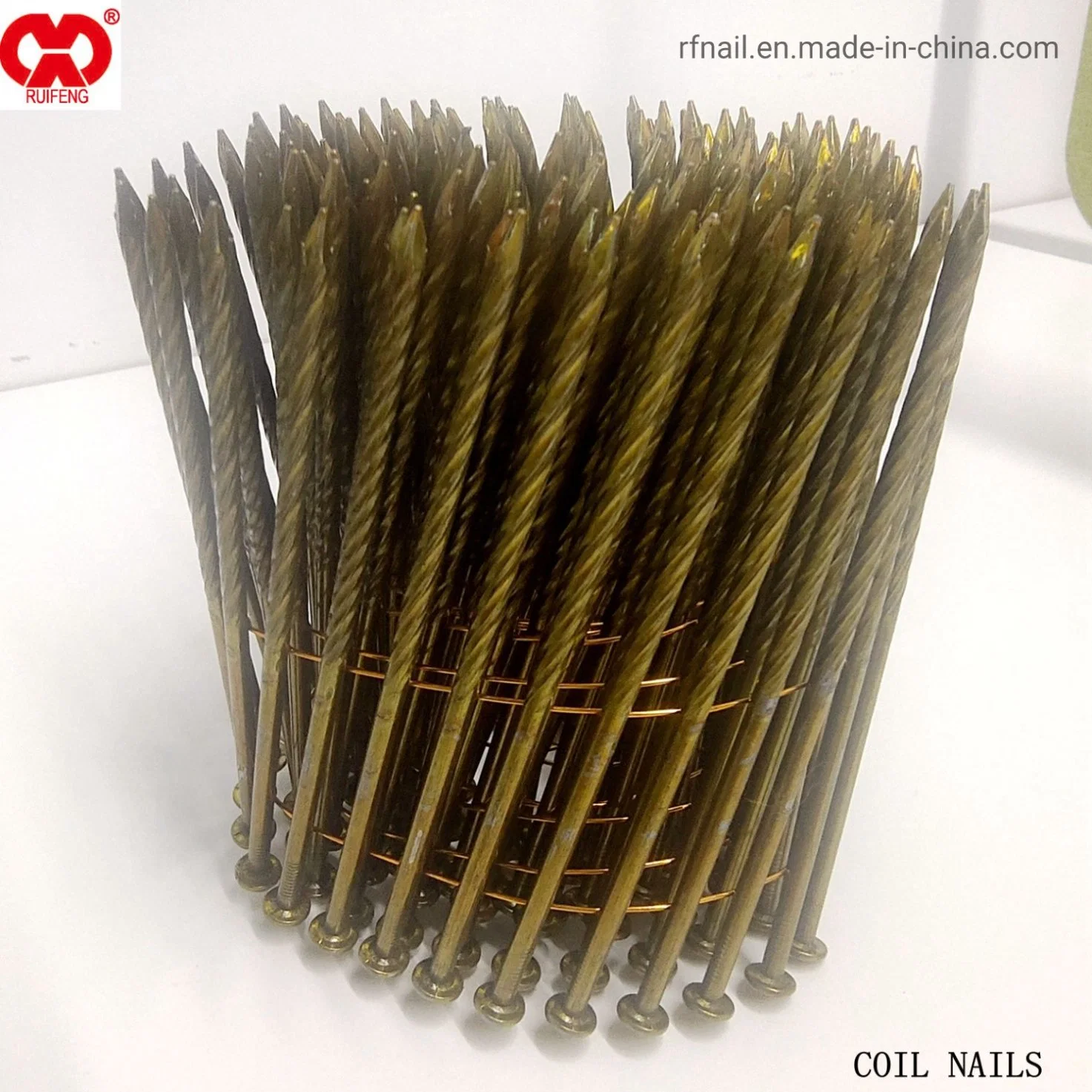 Factory Price Wholesale/Supplier Supplier Stock Lot Long Screw Wire Coil Collated Nails in Anhui.