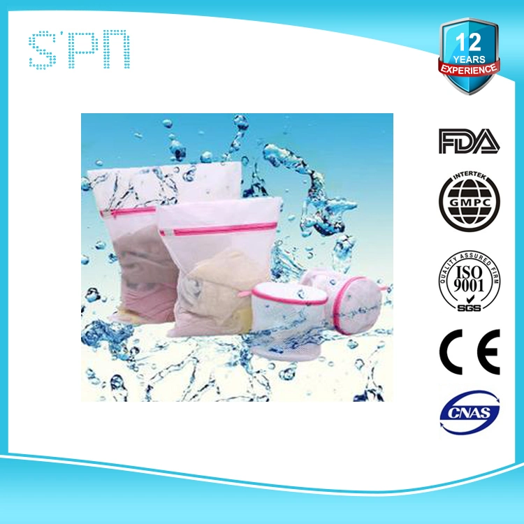 La tela sin tejer especial cómoda y práctica bolsa de lavado de productos de plástico suave para desinfectar el sostén del hogar y ropa, bolsas de lavandería