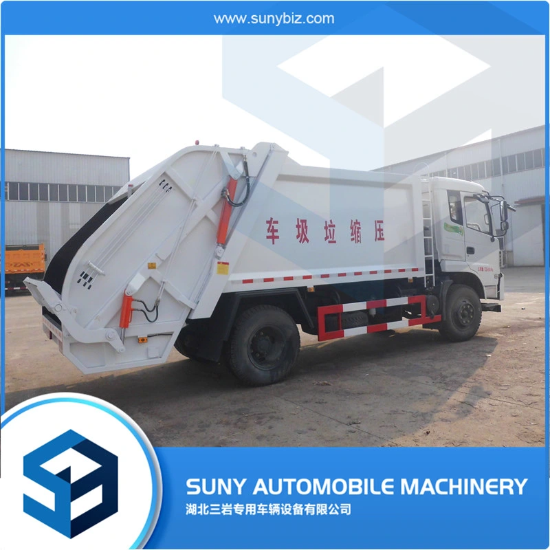 Dongfeng Bin Lorry 12cbm Skip Loader Garbage Truck Refuse Collection Vehicle