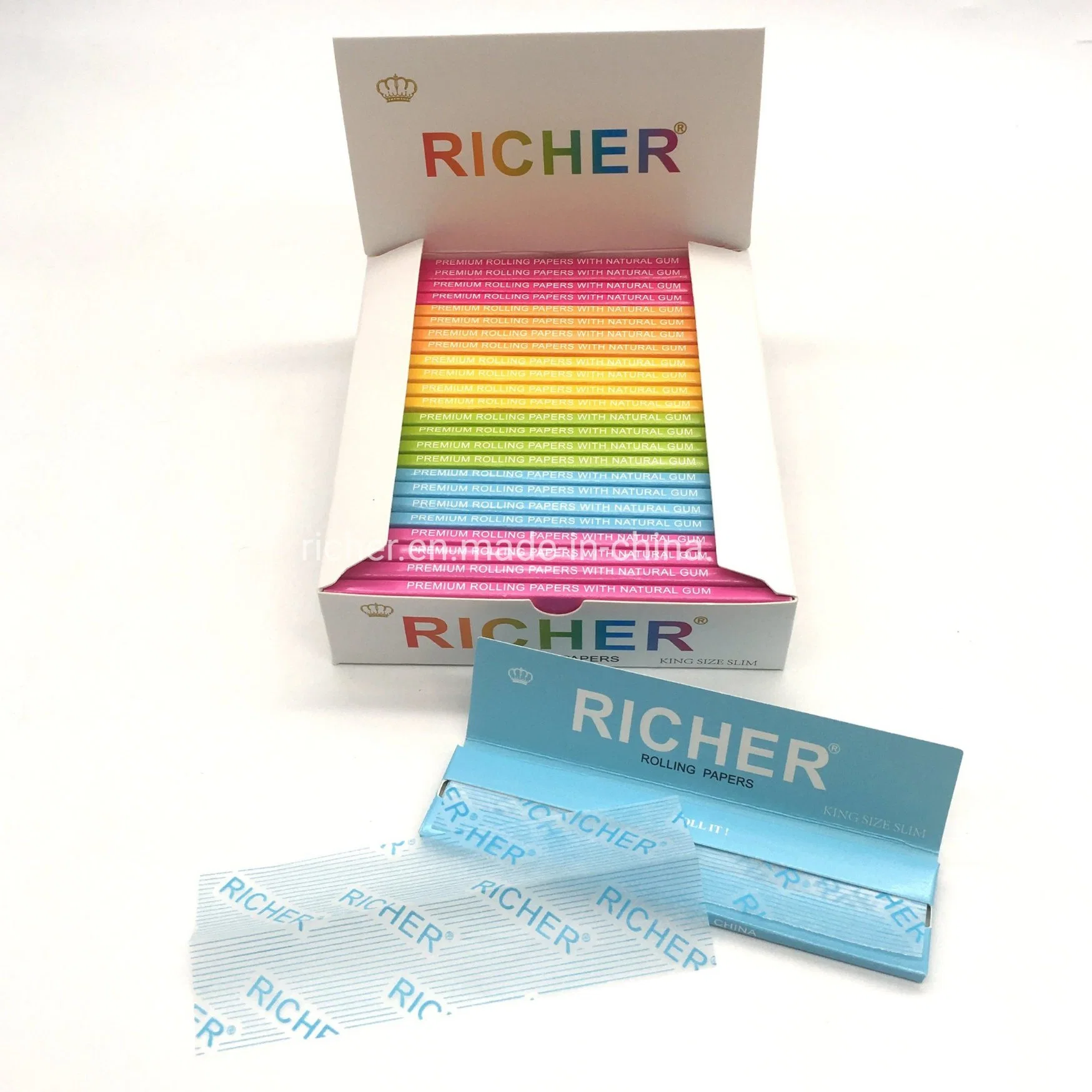 Richer FDA Approved Colorful Printing Smoking Rolling Papers