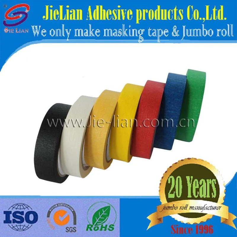 Premium Crepe Paper Masking Tape OEM Industrial High Temperature