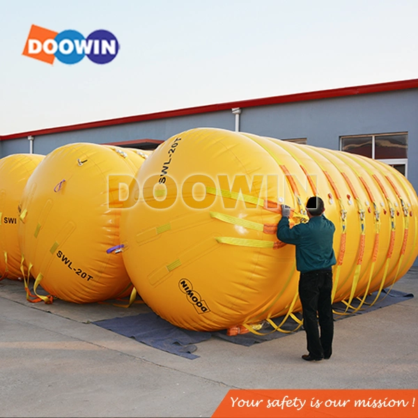 Underwater Inflatable Air Lift Bags for Marine Salvage