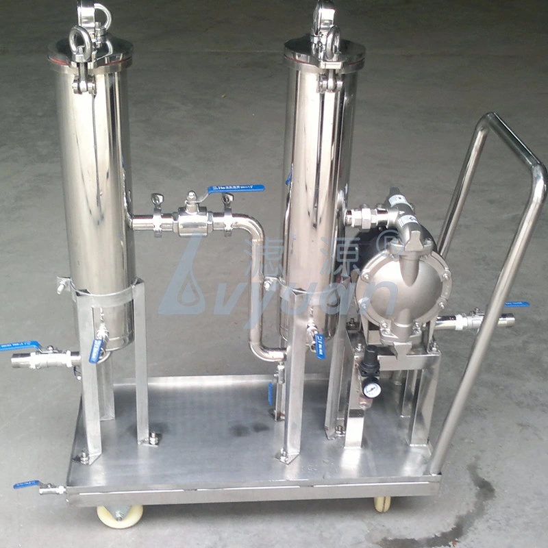 Liquid & Solid separation Singe Bag Water Filter Stainless Steel 304 316L Bag Filtration System for Beer Filtering System