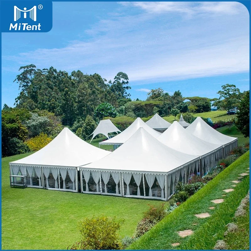 10x10m Bline Pagode Aluminium Hochzeit Party Marquee Zelte für draußen Ereignis