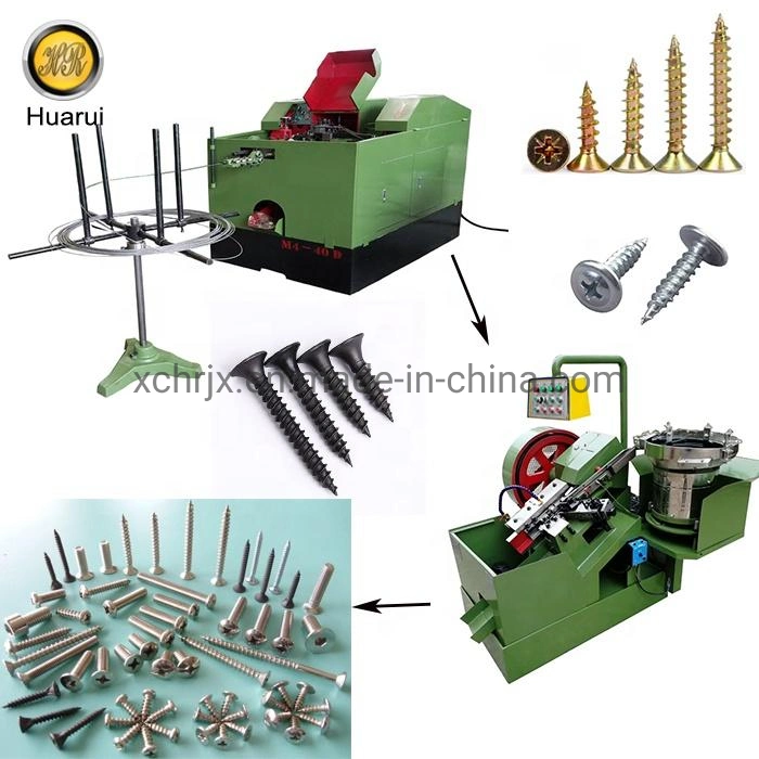 Hochwertige Kaltheading Maschine Gewinde-Rollen-Maschine Automatische Schraube / Schraube / Mutter Maschine Wird Gemacht