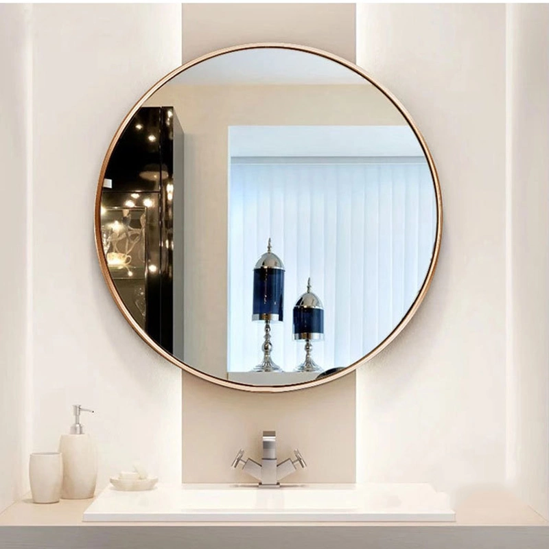 Round Smart Touch Sensor LED Makeup Bathroom Mirror Furniture for Home Decoration Hotel