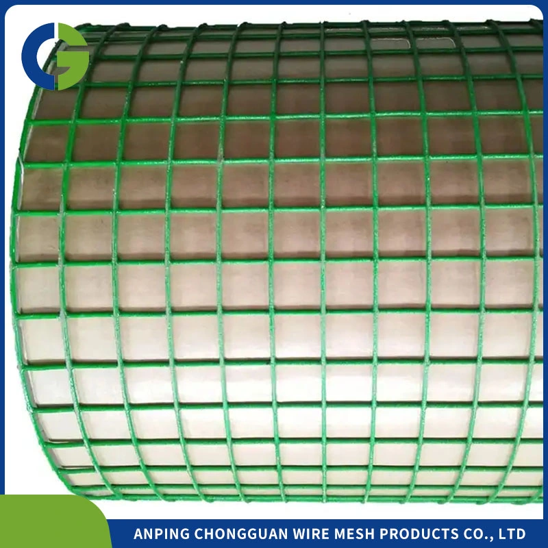 Factory Supply Price Weight Green or Black Color PVC Coated Welded Wire Mesh for Fence